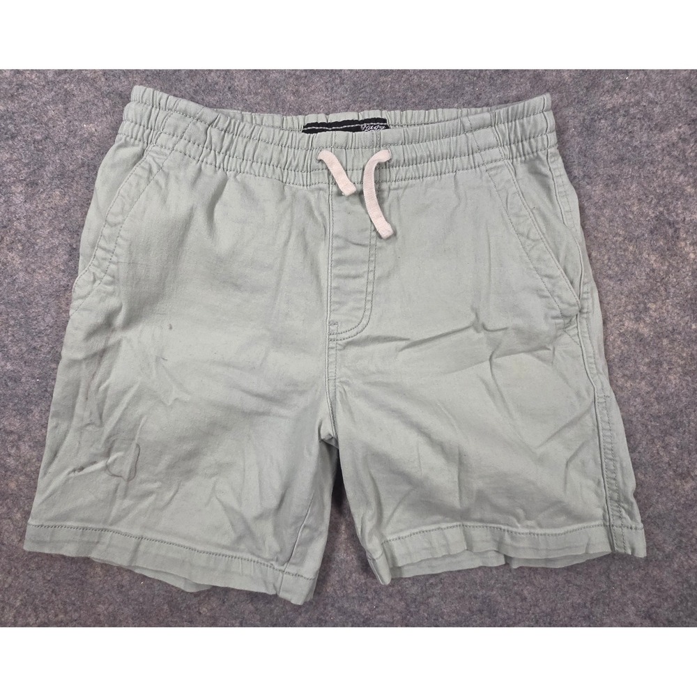 Plugg Mens Sage Green Elastic Waist Drawstring Shorts Size S 29-31 *Flaw*